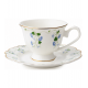Xícara 180ml para Chá Royal Romantic em New Bone China
